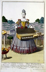 Die Frau des Orgelbauers, ca. 1735