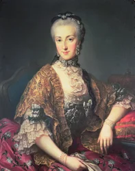 Erzherzogin Maria Anna von Habsburg-Lothringen, genannt Marianne (1738-89), zweites Kind der Kaiserin Maria Theresia von Österreich (1717-80) und Franz I. (1708-65)