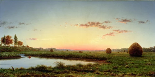 Heuhaufen auf den Newburyport-Marschen, 1862