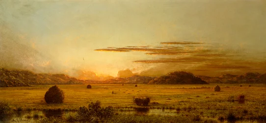 Sonnenaufgang, Hoboken Meadows, ca. 1875-1885