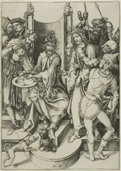 Christus vor Pilatus, aus Die Passion