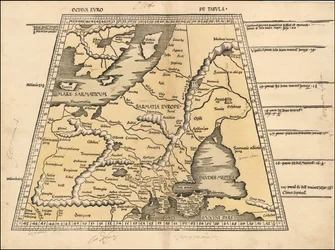 Karte von 1513 der Ostsee, Skandinavien, Polen & Osteuropa von Martin Waldseemüller