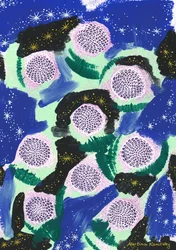 Camouflage Nachtblumen (Hommage an Joseph von Eichendorff)