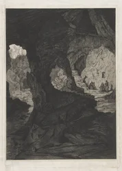 Ansicht einer Grotte