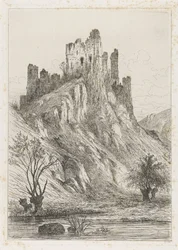 Ruine der Burg Montaigle
