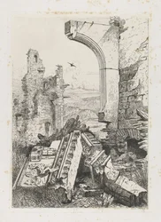 Ruine der Burg Bourscheid