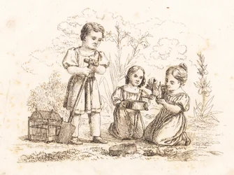 Illustration zu "Halvhundrede Fabler for Børn" von Hey