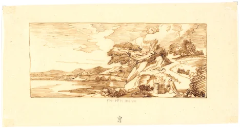 Landschaft mit biblischem Motiv