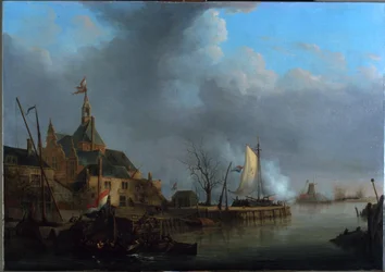 Die Beschießung von Dordrecht durch die Franzosen am 24. November 1813