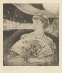 In der Opernloge Nr. 3, ca. 1880