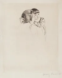 Bäuerin mit Kind, ca. 1894