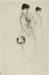 Die Anprobe, 1890-1891