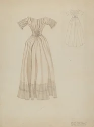 Hochzeitskleid, ca. 1937