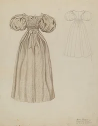 Hochzeitskleid, ca. 1937