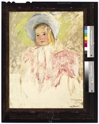 Simone mit blauem Hut (Nr. 1), ca. 1903