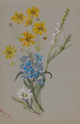 Ohne Titel, Gruppe von Blumen, 1883