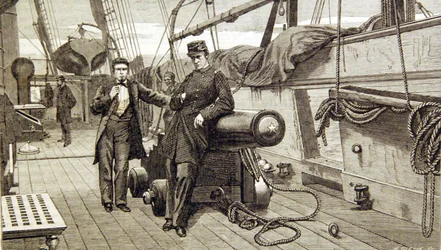 Sekretär von Capt. Semmes, Mr. Bullock, Master