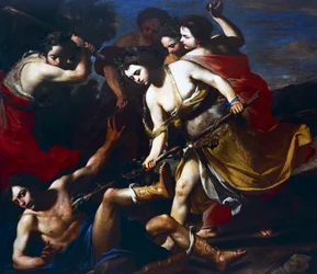 Orpheus von Mänaden geschlagen