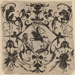 Ornament mit Groteske