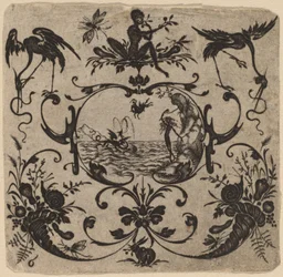 Ornament mit Groteske