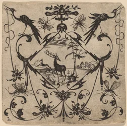 Ornament mit Groteske