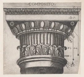 Speculum Romanae Magnificentiae: Ionisches Kapitell