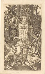 Heiliger Georg stehend