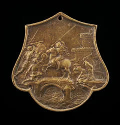 Horatius Cocles verteidigt die Brücke, zweite Hälfte des 15. Jahrhunderts