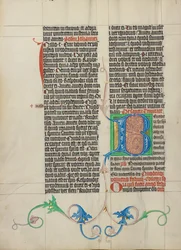 Dekorierte Initiale B