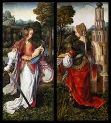 Heilige Katharina und Barbara