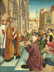 Episoden aus dem Leben eines Bischofs, um 1500