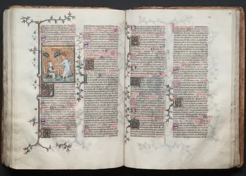 Das Gotha Missale: Fol. 117r, Text, um 1375