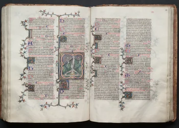 Das Gotha Missale: Fol. 118r, Text, ca. 1375