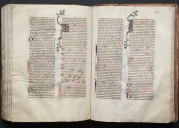 Das Gotha Missale: Fol. 135r, Text, ca. 1375