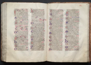 Das Gotha Missale: Fol. 138r, Text, ca. 1375