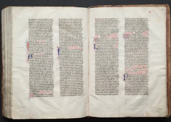 Das Gotha Missale: Fol. 156r, Text, ca. 1375
