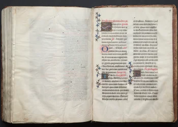 Das Gotha Missale: Fol. 159r, Text, ca. 1375