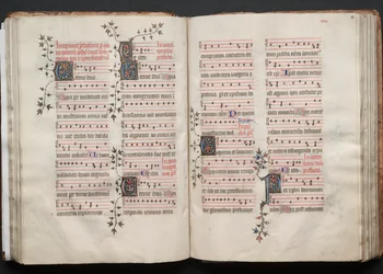 Das Gotha Missale: Fol. 58r, Text, ca. 1375