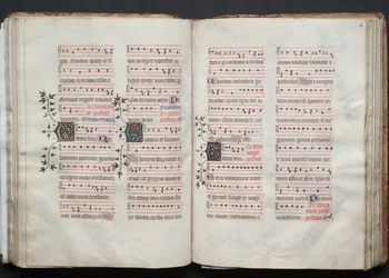 Das Gotha Missale: Fol. 60r, Text, ca. 1375