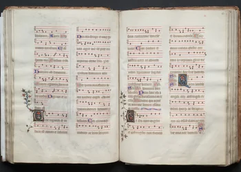 Das Gotha Missale: Fol. 61v, Text, ca. 1375