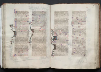 Das Gotha Missale: Fol. 70r, Text, um 1375