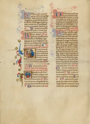 Initiale G: Heiliger Franziskus