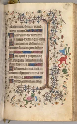 Stundenbuch von Karl dem Edlen, König von Navarra 1361-1425: fol. 205r, Text, um 1405