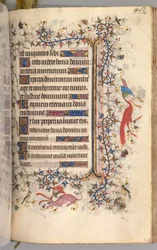 Stundenbuch von Karl dem Edlen, König von Navarra 1361-1425: fol. 225r, Text, um 1405