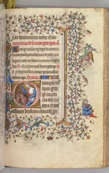 Stundenbuch von Karl dem Edlen, König von Navarra 1361-1425, fol. 278r, St. Georg, ca. 1405