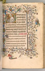 Stundenbuch von Karl dem Edlen, König von Navarra, fol. 283r, St. Lazarus, ca. 1405