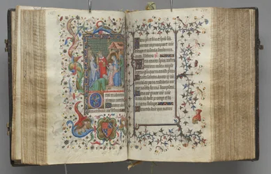 Stundenbuch von Karl dem Edlen, König von Navarra 1361-1425: fol. 79r, Text, um 1405