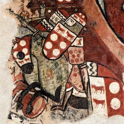 Die Eroberung von Mallorca, Detail eines Freskos des Meisters der Eroberung von Mallorca
