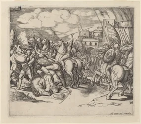 Der Sieg des Scipio über Syphax
