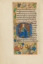 Initiale G: Heilige Katharina